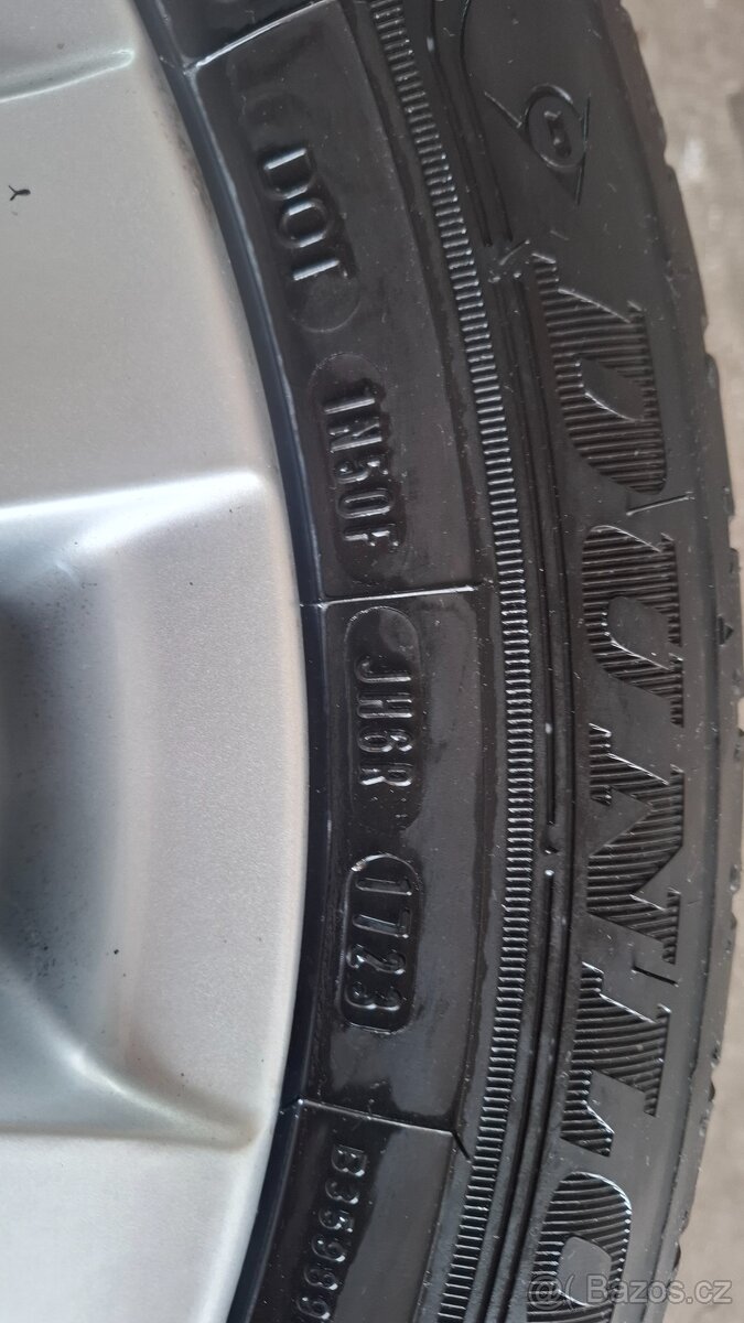 ALU kola Volkswagen 5x112 R16 s pneu Dunlop - 12