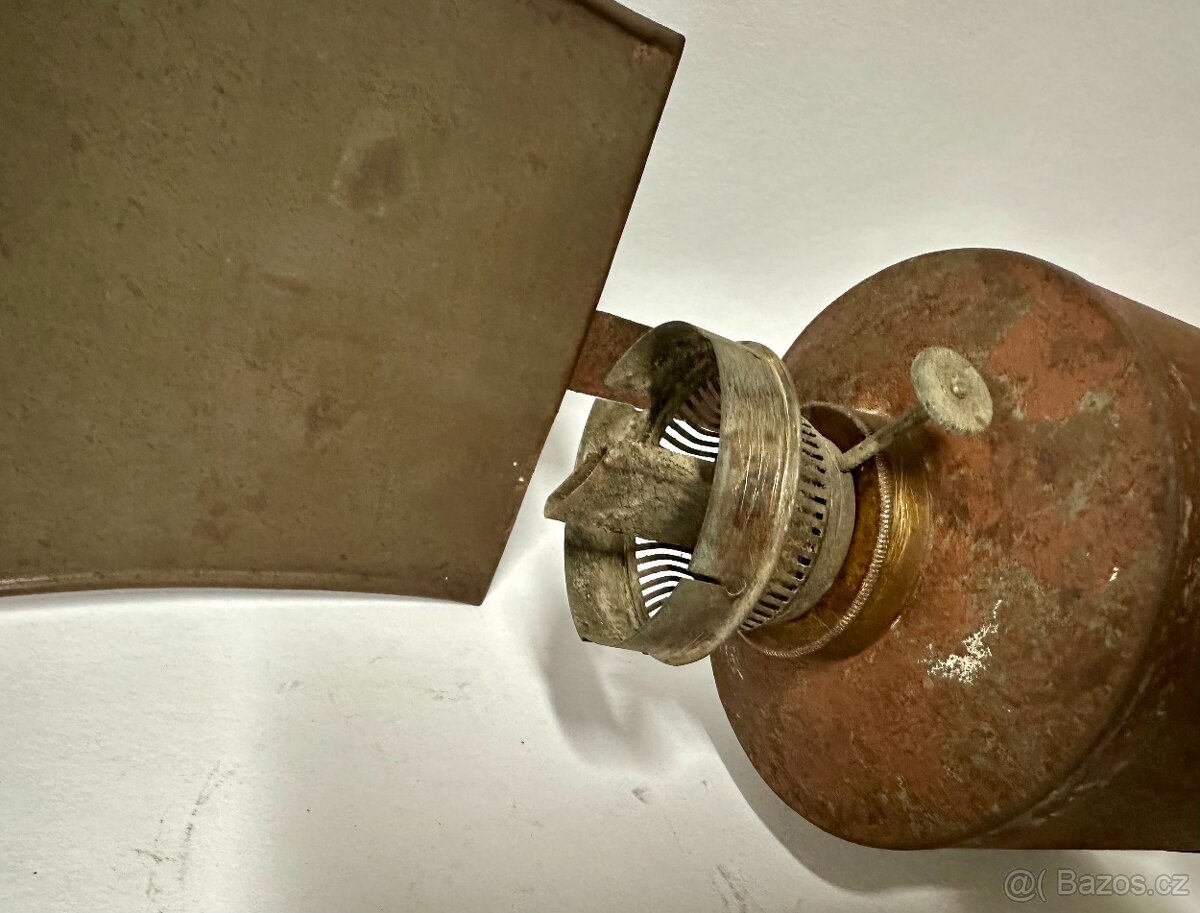 Stará lampa petrolejka NEBĚŽNÁ krásná dekorace - 12