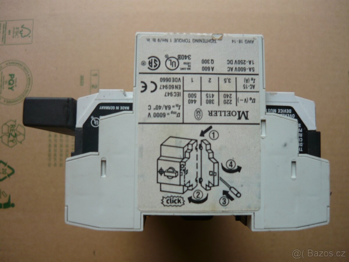 Motorový spouštěč PKZM0 MOELLER - 12