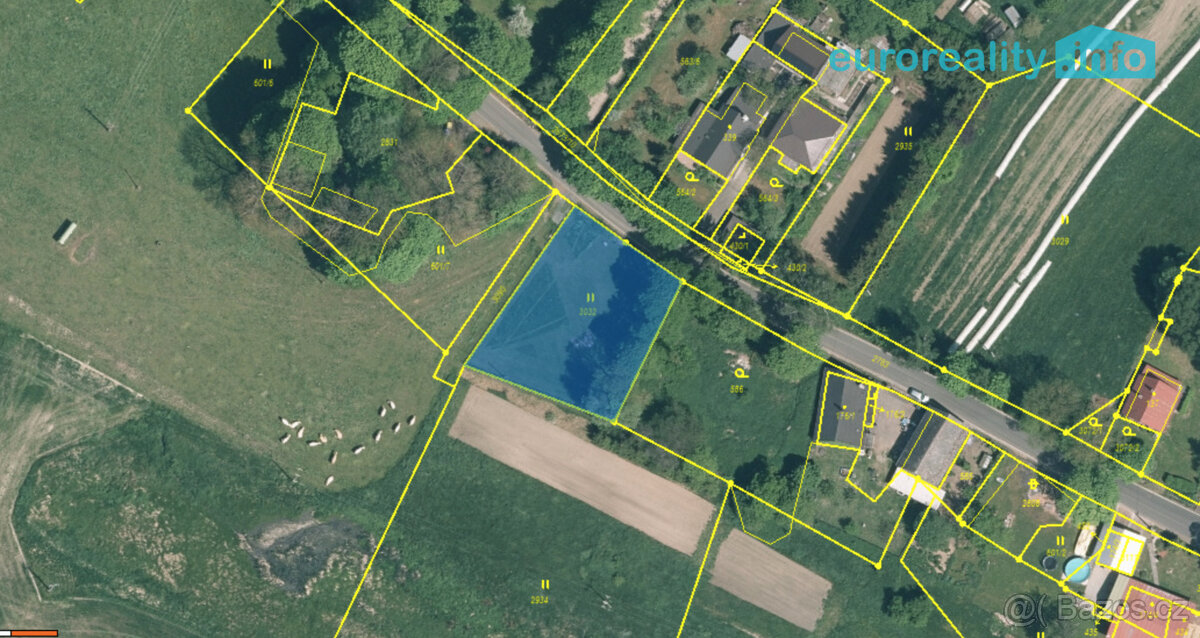 Prodej, stavební pozemek, 1164 m2, Tachovská Huť, zahradní d - 12