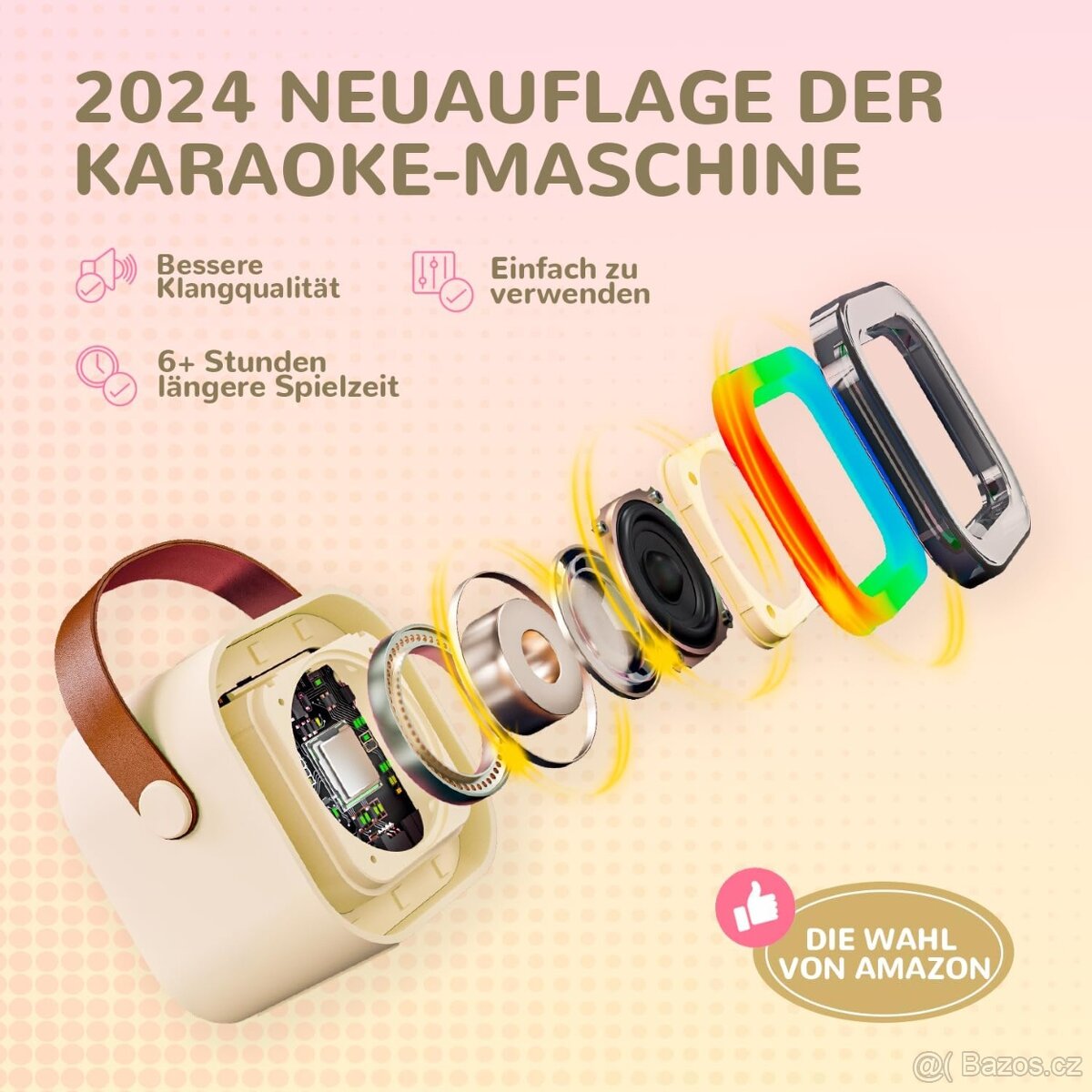 4x přenosné karaoke pro děti a dospělé cena za ks - 12