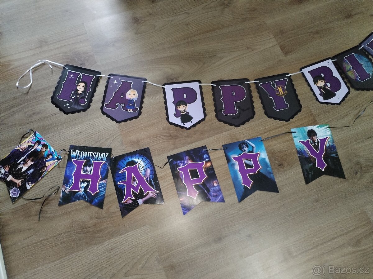Wednesday výzdoba narozeninová - 12