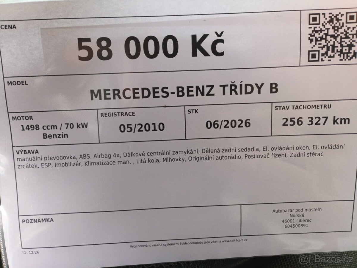Mercedes-Benz Třídy B ČR - 12
