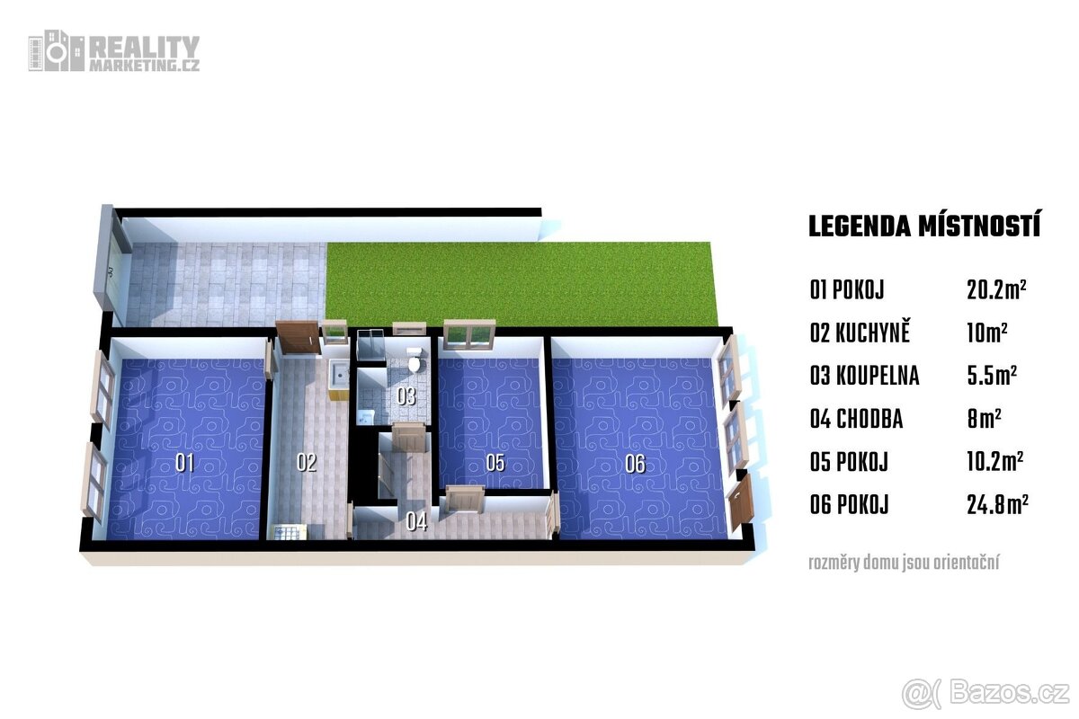 Prodej rodinného domu 79 m², pozemek 560 m², Uhřice (okr. Bl - 12