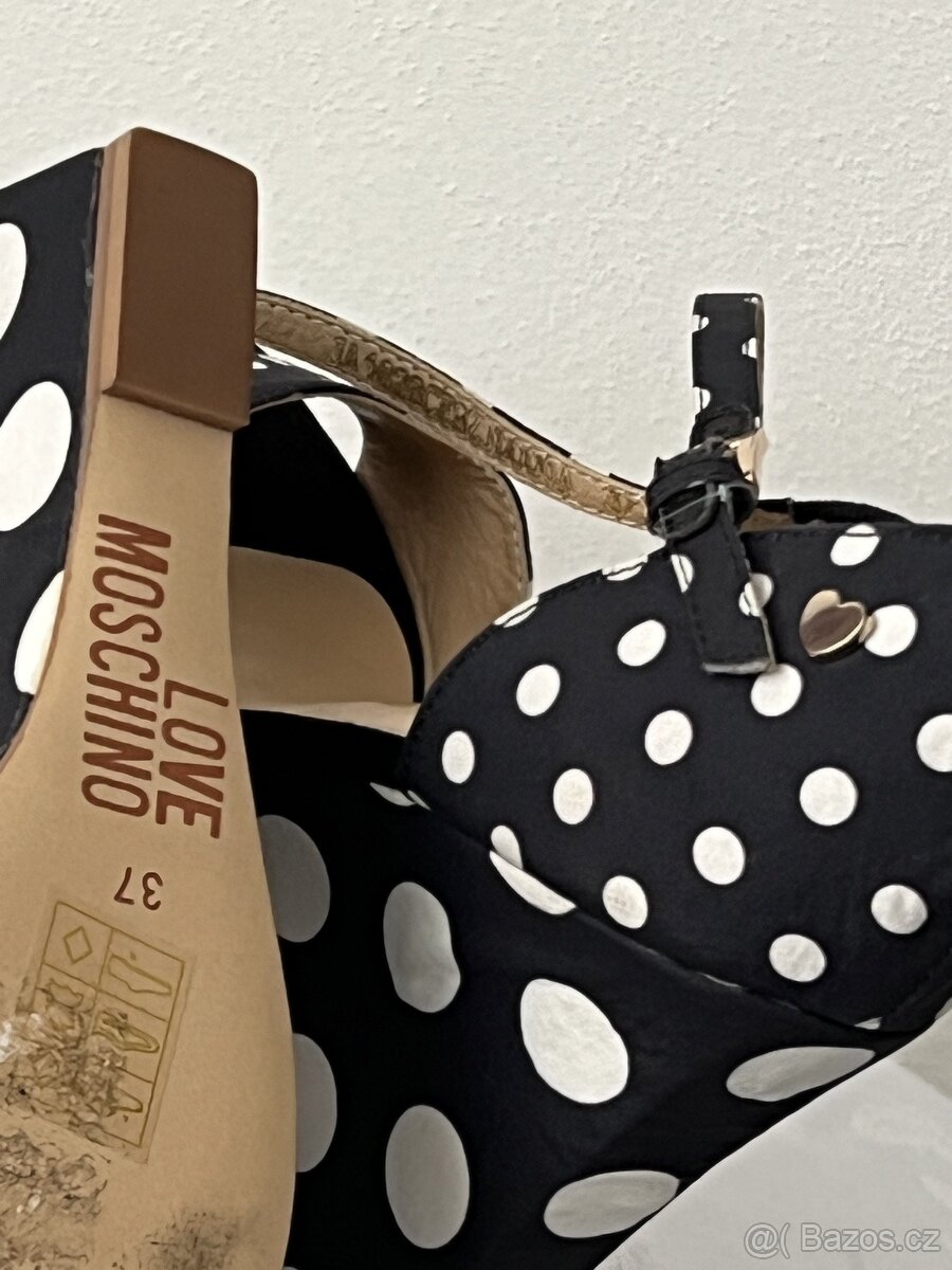 Moschino - dáms. nové boty na klínku – vel. 37 - 12