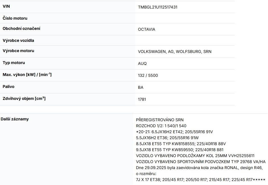 ŠKODA OCTAVIA 1,8 132KW (AUQ) - 12