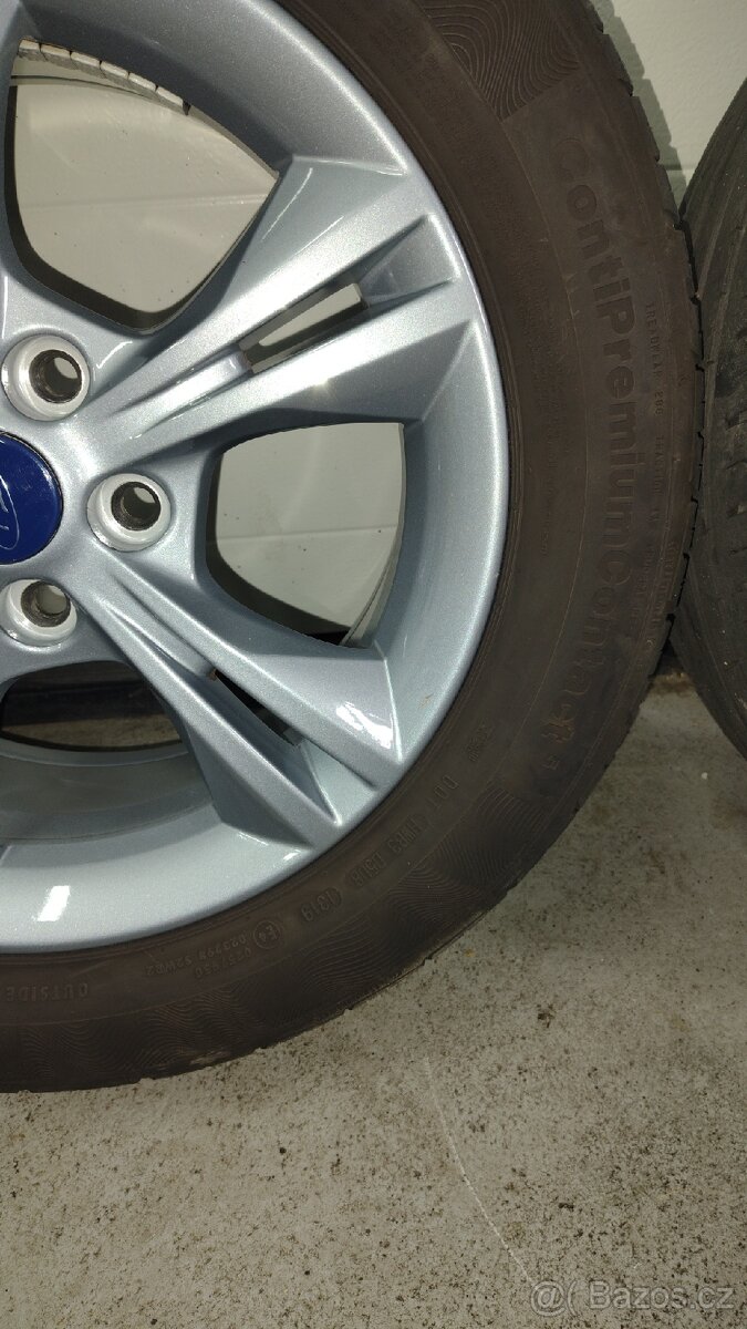 Originální ALU disky Ford s letními pneu - 12