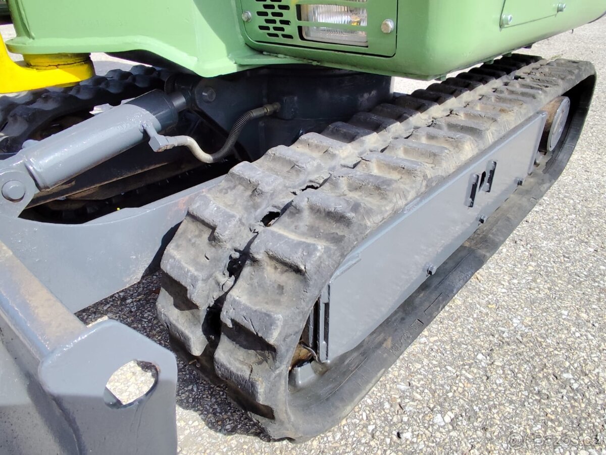 Minibagr Yanmar B15 /1600kg/, 2x lyžica - 12