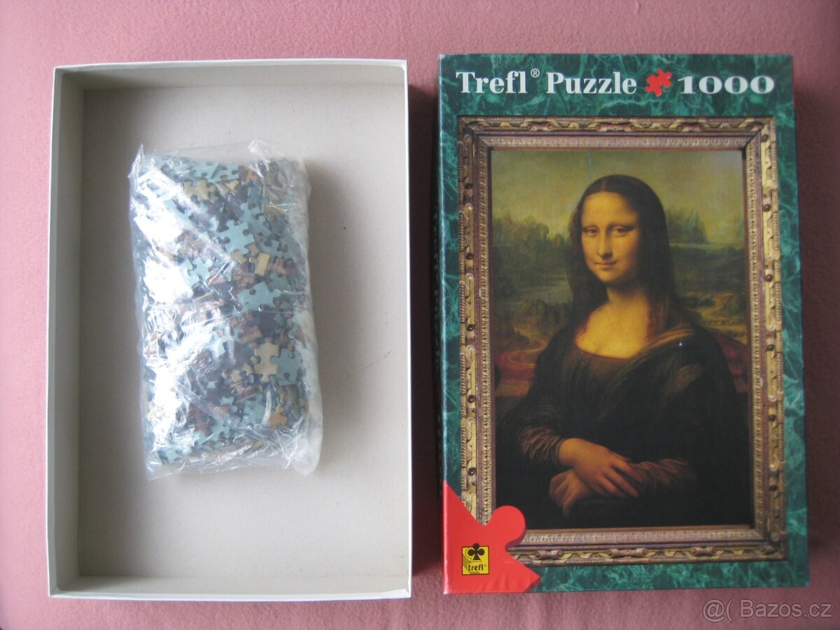 Puzzle Mona Liza, 1000 dílků - 12