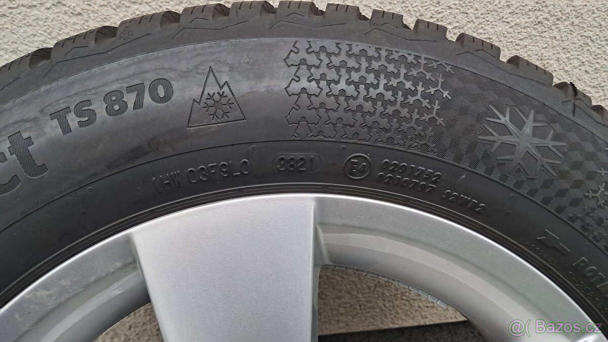 Prodám zimní original alukola Škoda Fabia 185 65 R15 5x100 - 12