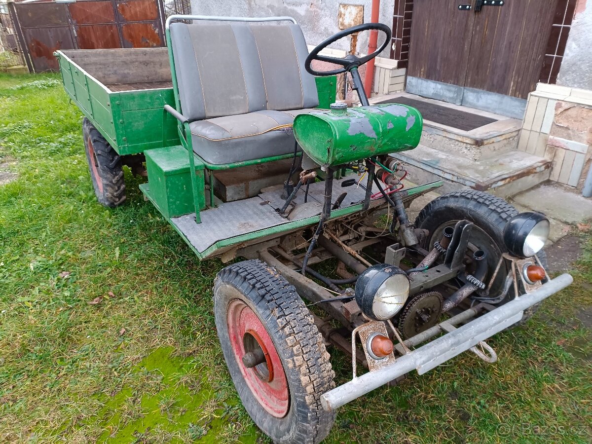 traktor traktůrek malotraktor korba předválečný Opel - 12