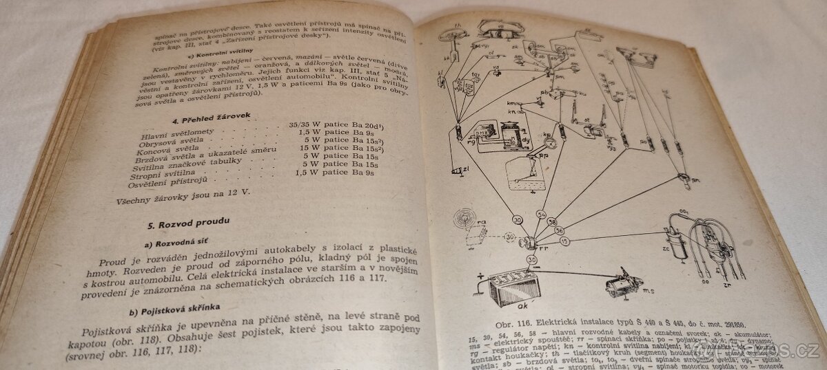 Škoda veterán. typy 440 Octavia Felicia popis údržba opravy - 12