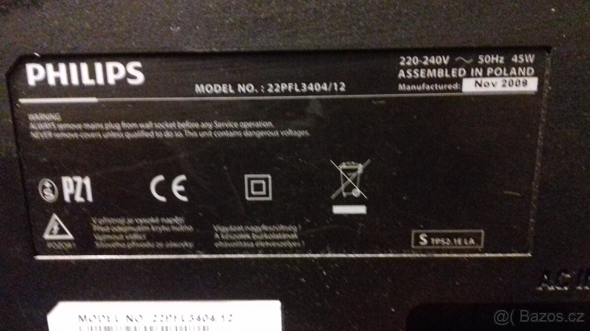 Televizor Philips 22" úhlp.56cm - 12