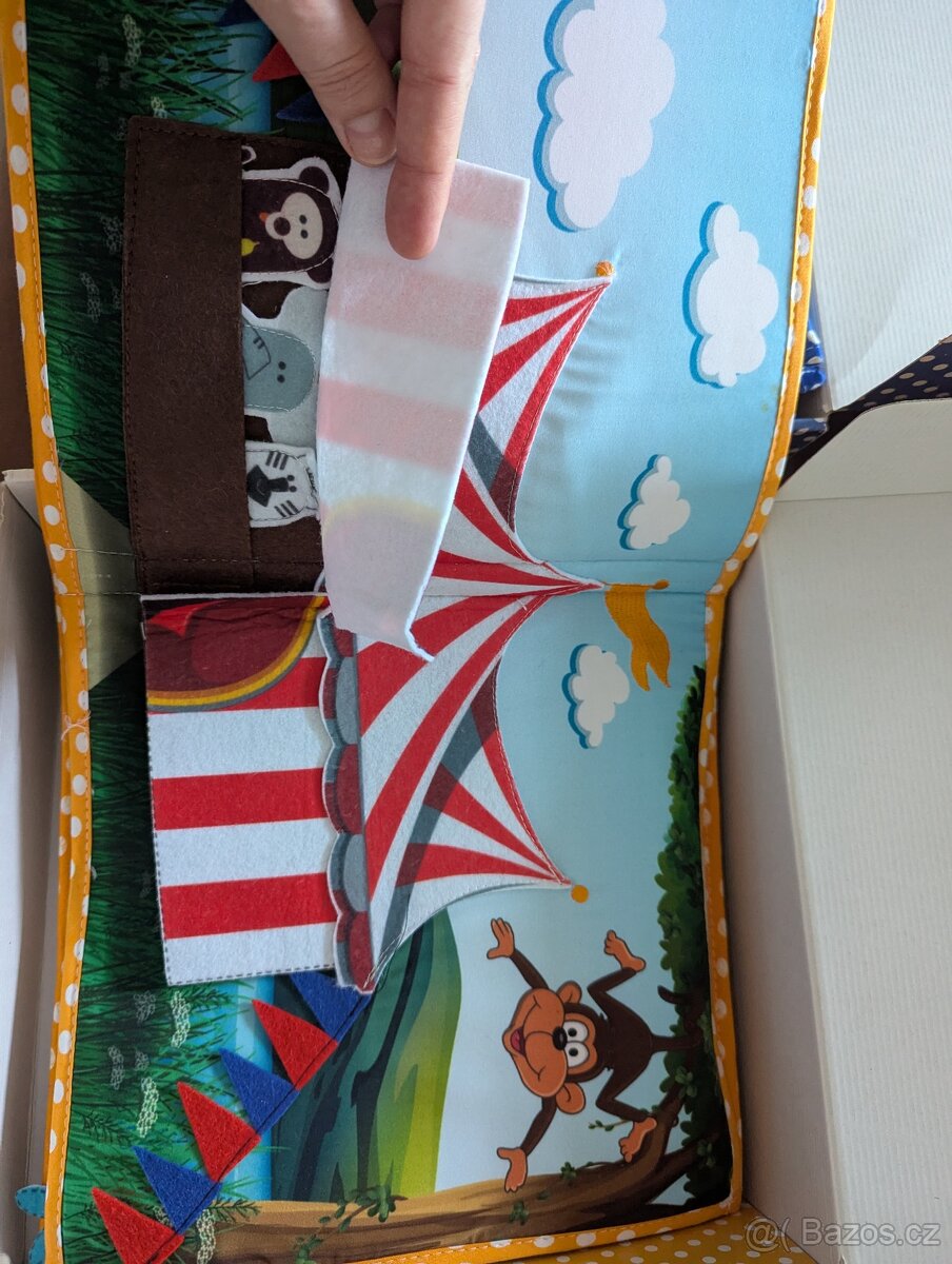 Quiet book - interaktivní kniha - 12