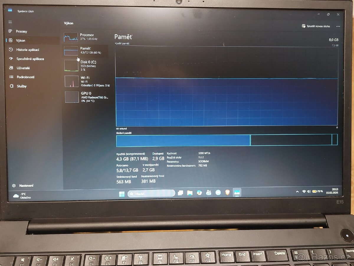 Notebook Lenovo Thinkpad E15 gen.2 - 12