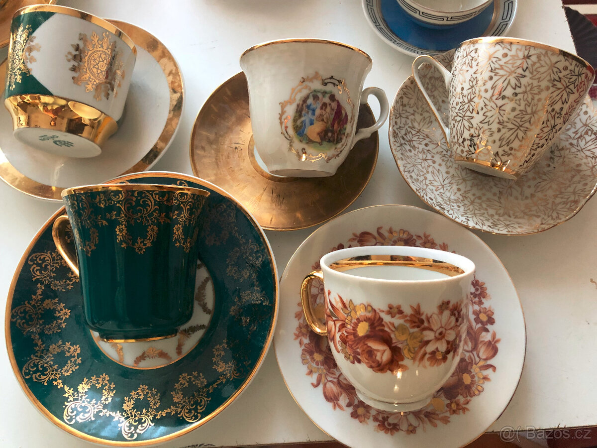 Mini hrníčky s podšálky - 12