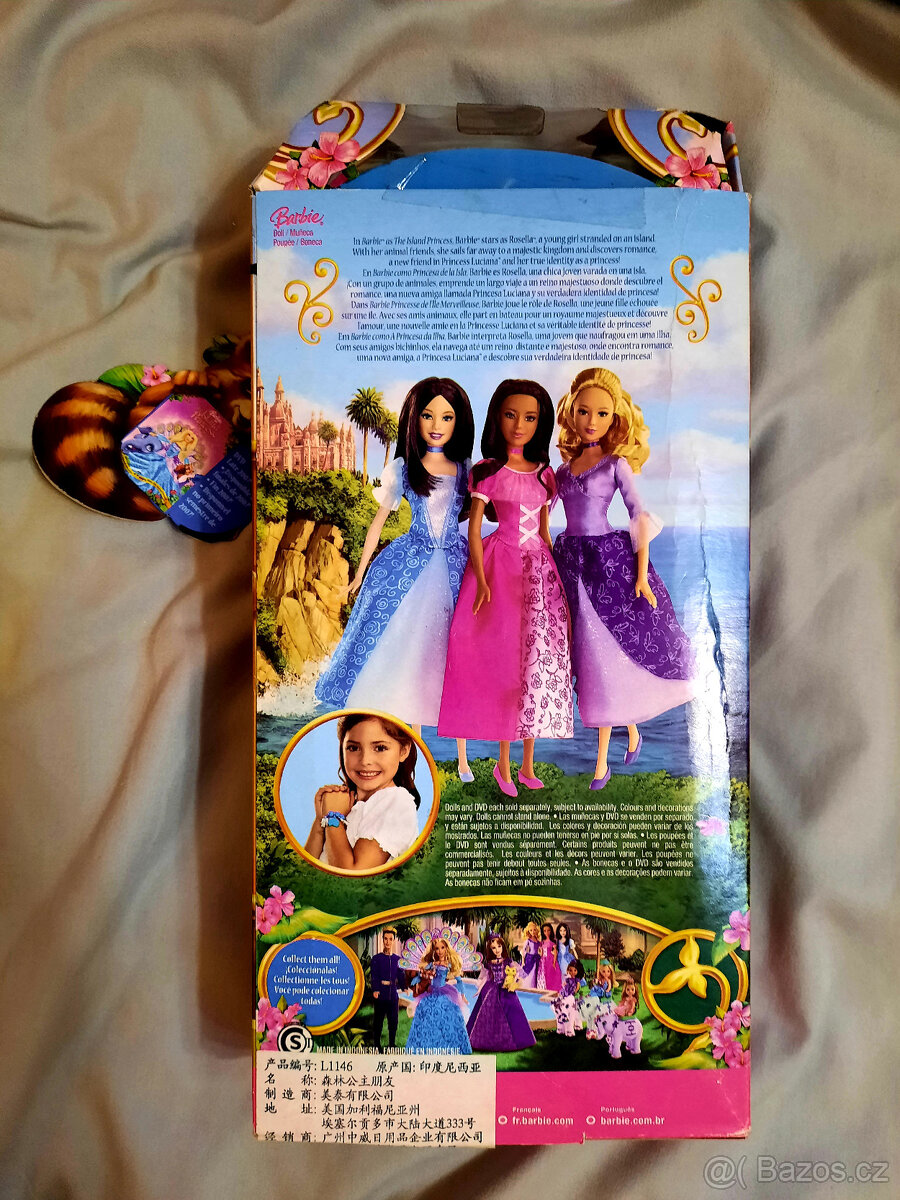 Barbie Island Princess 2007 modrá - 12