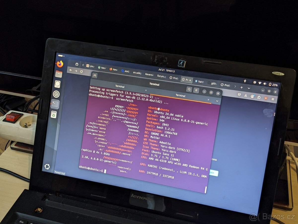Notebook 80E3 Lenovo G50-45 - 12