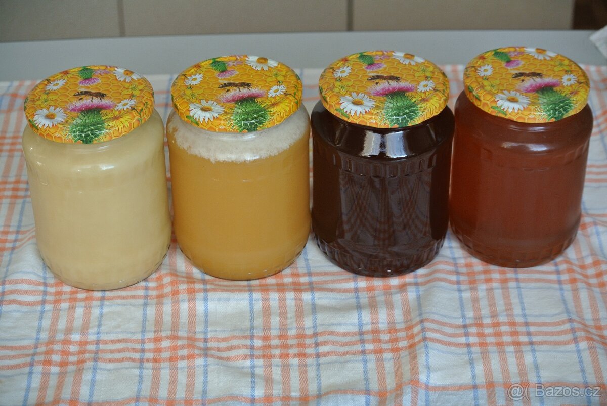 Včelí med květový a pastový. Med medovicový. - 12
