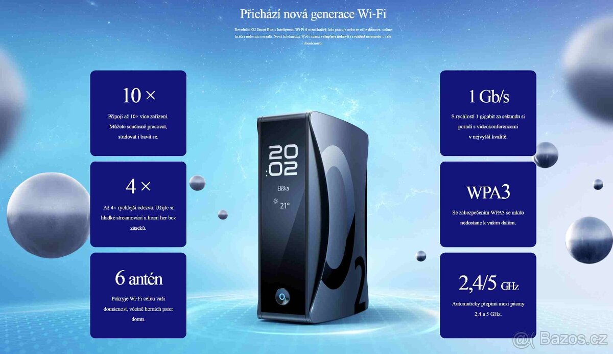 TP-LINK Archer C6 wi-fi router, dále O2 SmartBoxy v1 a v2 - 12
