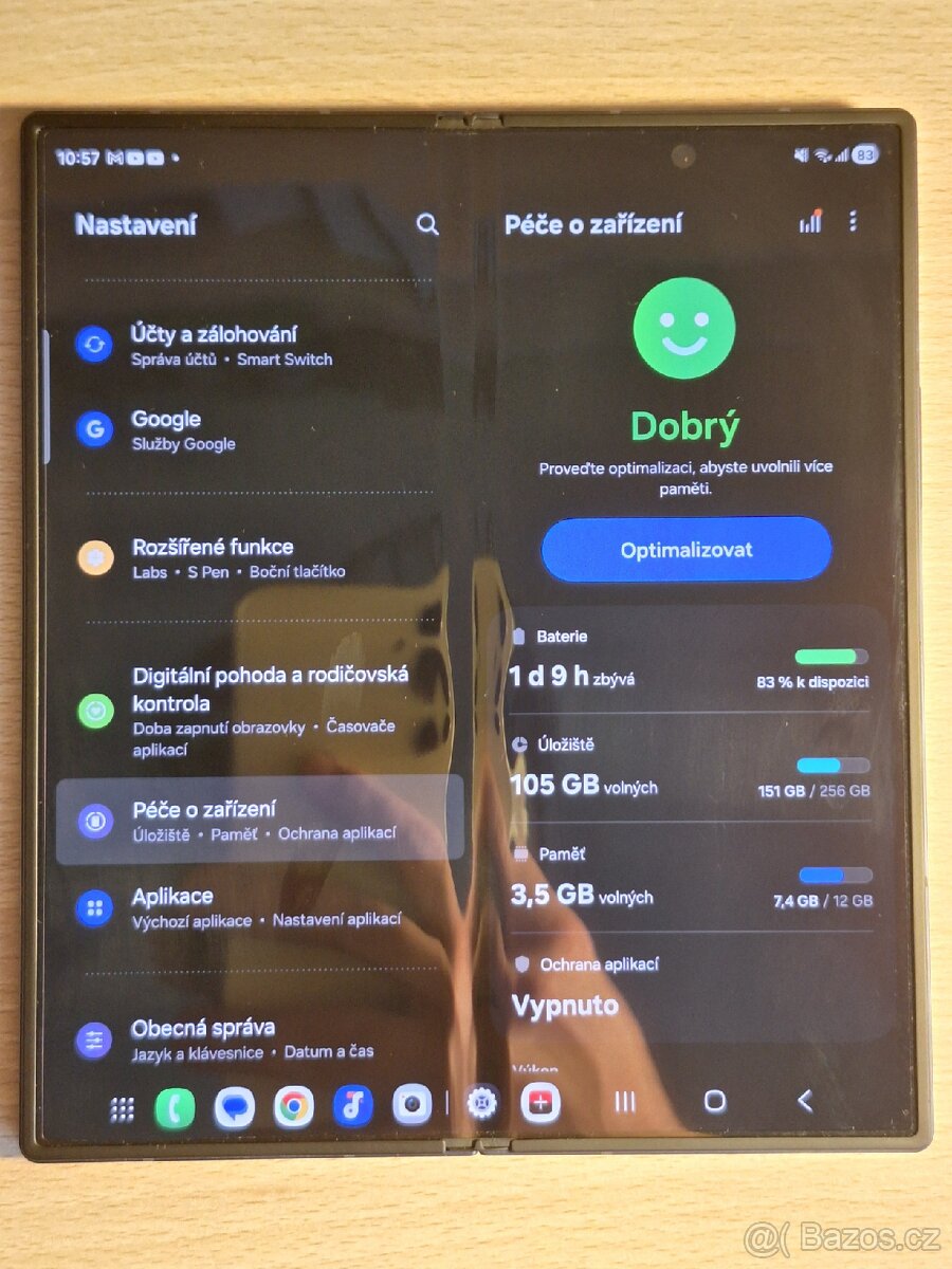 Galaxy Z Fold6 12/256GB Navy Blue, bohaté příslušenství - 12