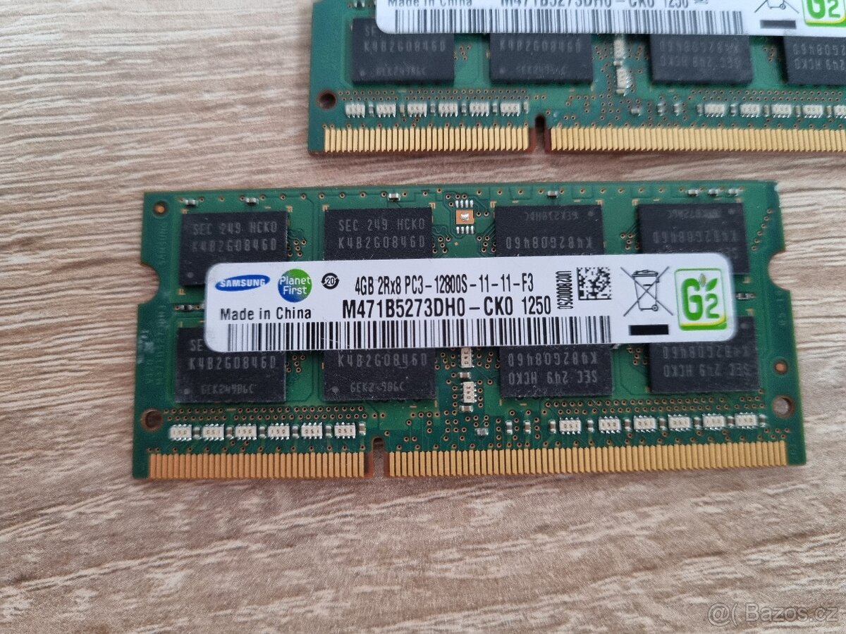 Operační paměť 4GB DDR3L 1600MHz, So-dimm - 12