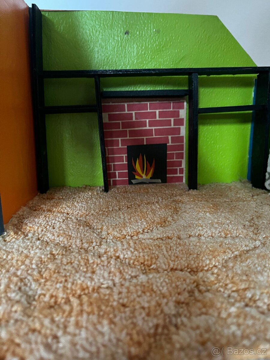 Dětský domeček pro panenky 70x50cm - 12