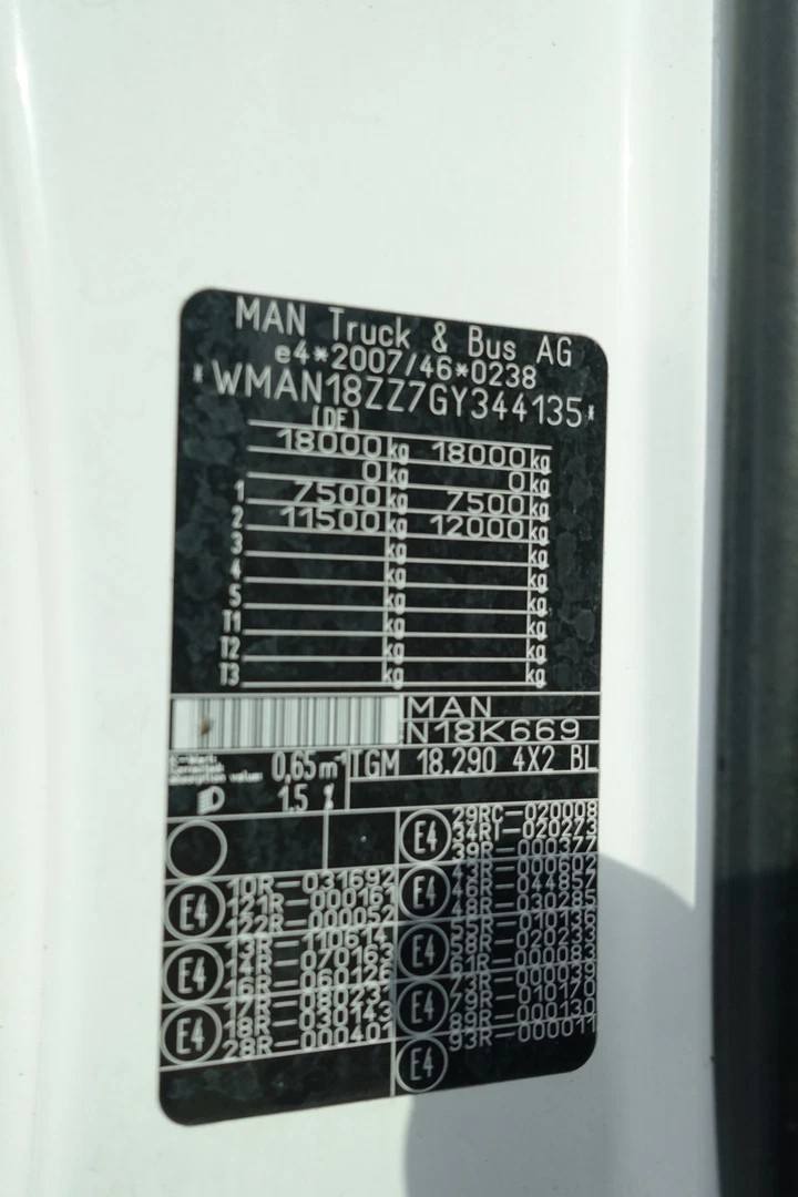 Eur6 fekál 10m3 MAN - 12