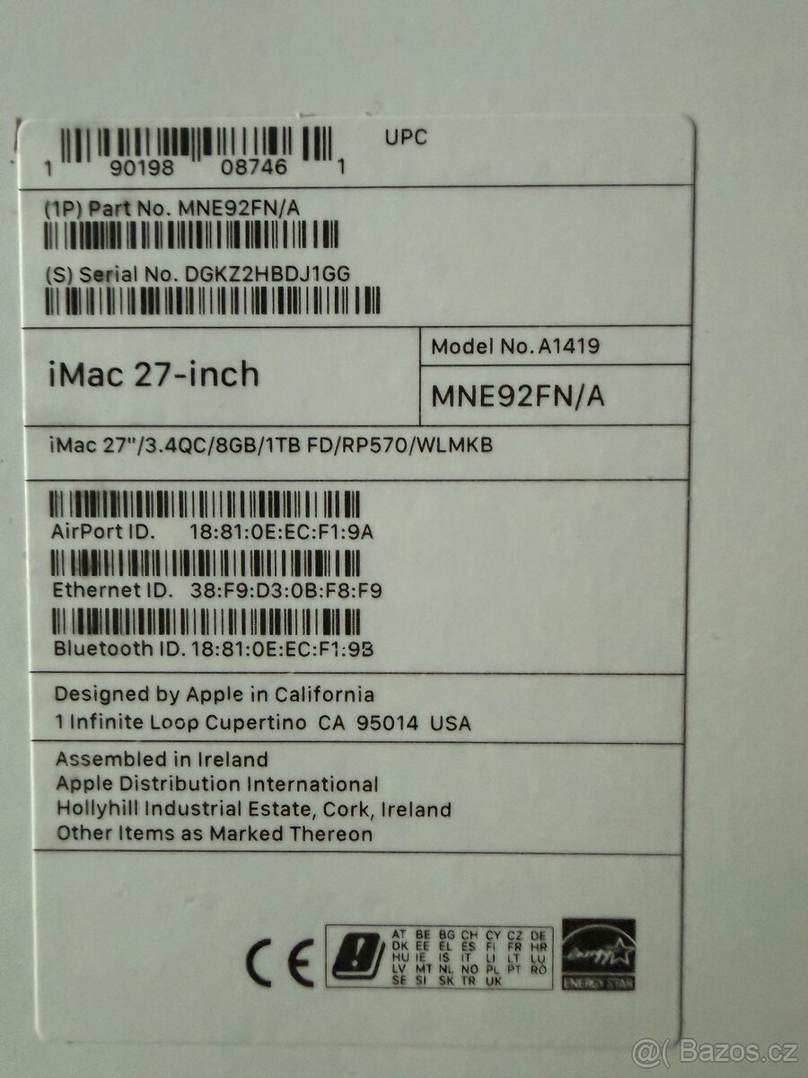 Apple iMac Retina 5K 27” - 12