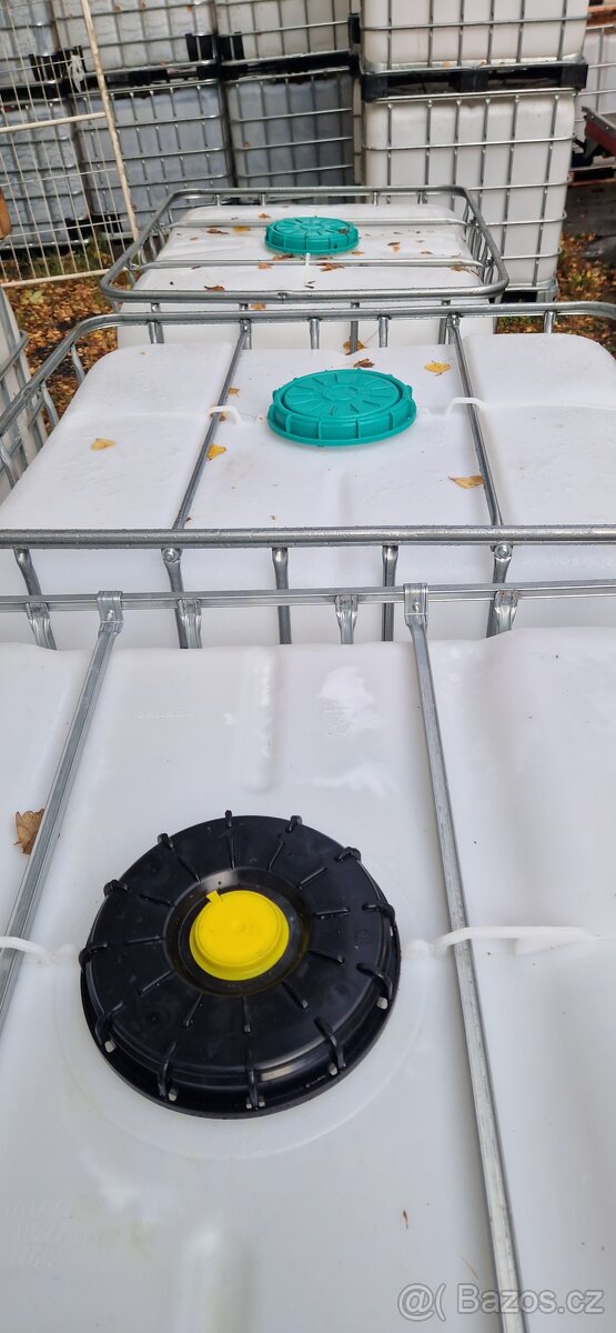 IBC nádrž 1.000 litrů- I.B.C. kontejner, kubíkovka, záso - 12