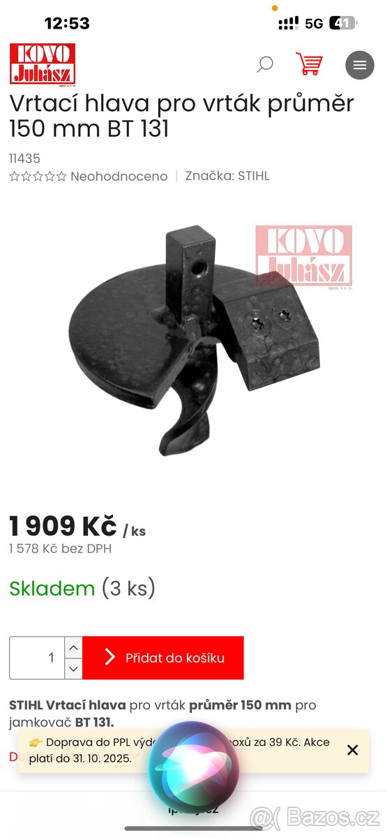 Stihl půdní vrták+ 90 150 200mm vrtáky+vrtací hlava 2x prodl - 12