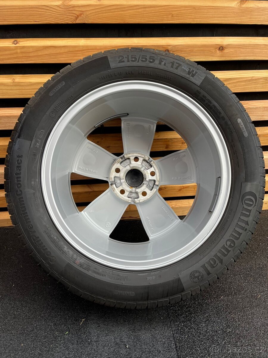 Alu originální kola Volkswagen Passat 215/55 R17 5x112☀️ - 12