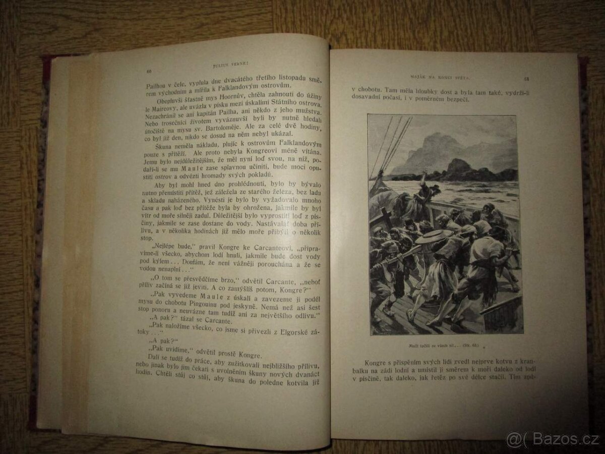 Kniha Maják na konci světa, rok 1926 Julius Verne - 12