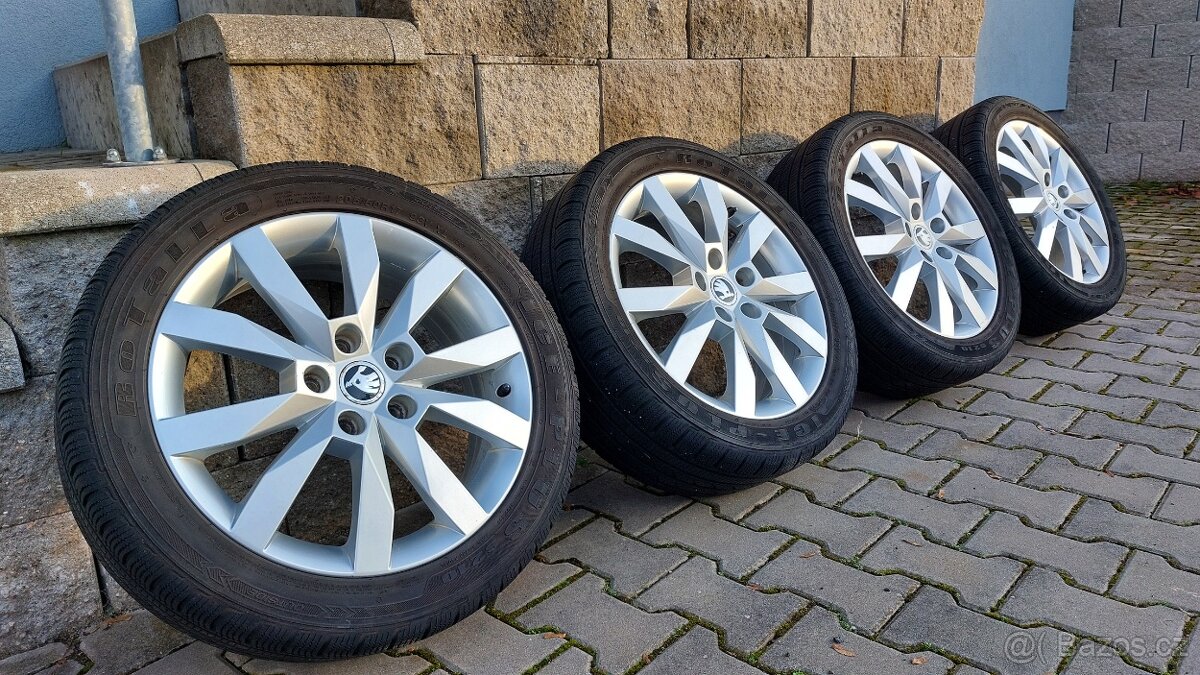 alu Kola 5x112 r17 Crystal škoda Octaviia III Face - 12