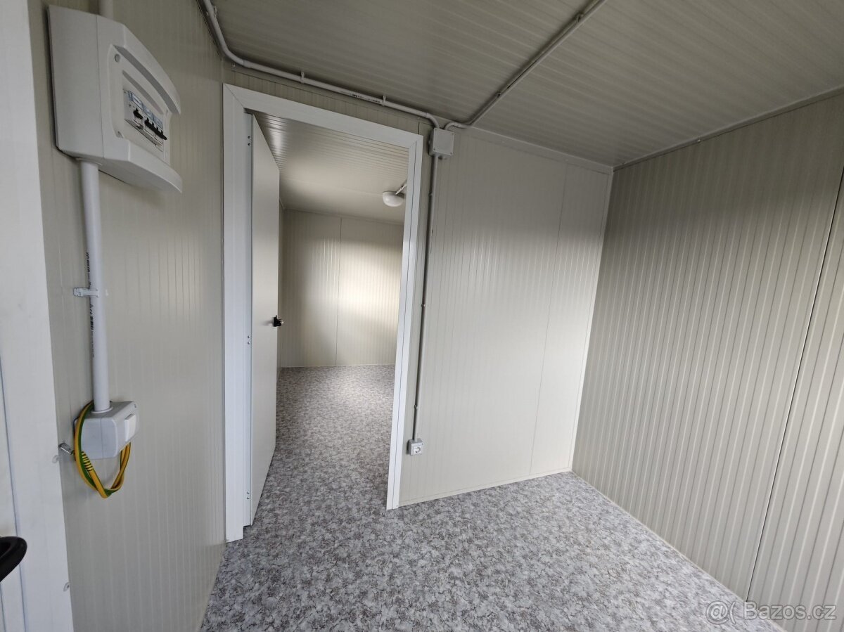 KANCELÁŘ, ZAHRADNÍ DOMEK 6.1x2.4m - 2 místnosti - 12