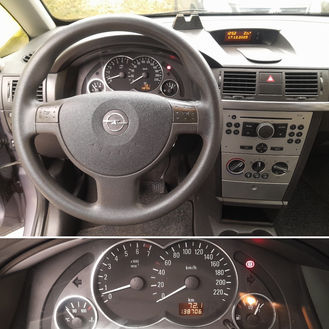 Opel Meriva 1.6i 74kW rok 2004 naj.139tis. NOVÁ STK - 12