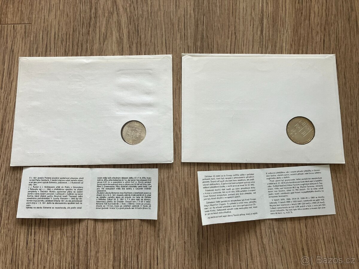 Numismatické mincovní dopisy Československo Slovensko mince - 12