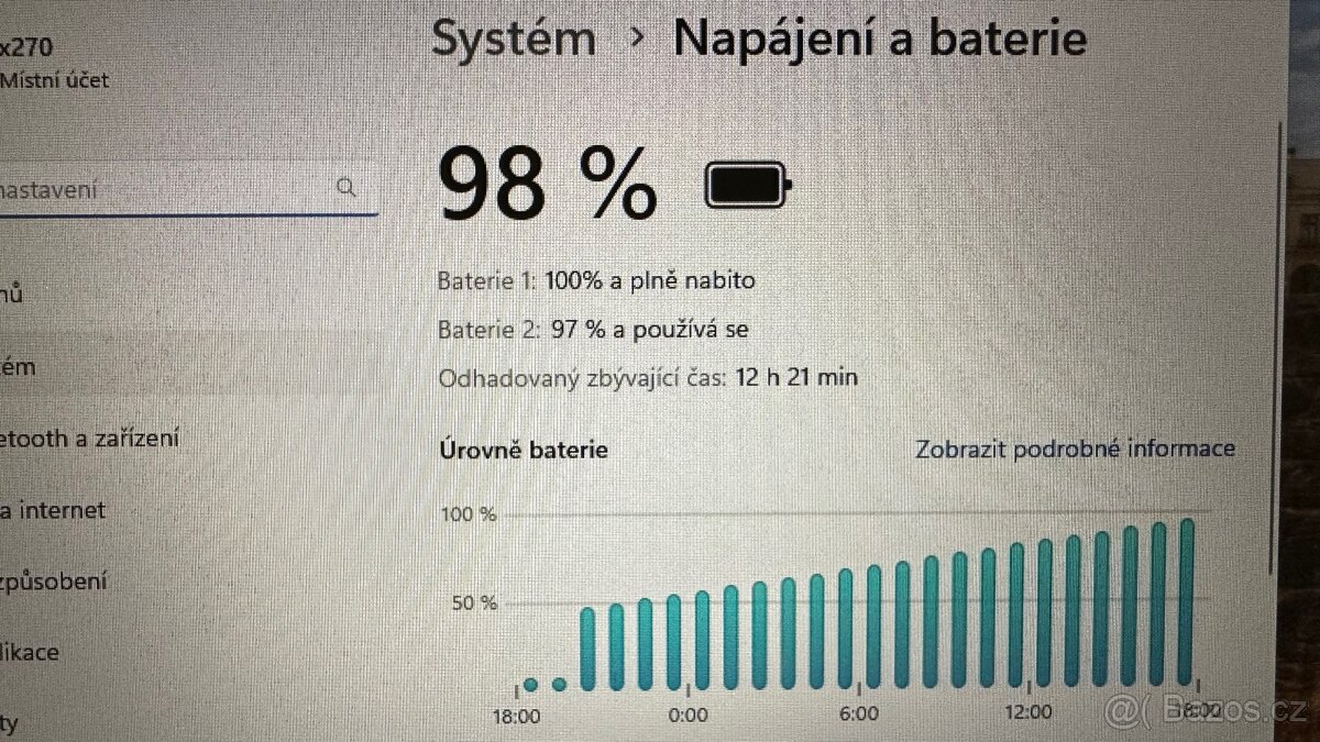 Lenovo ThinkPad x270 + dokovací stanice - 12