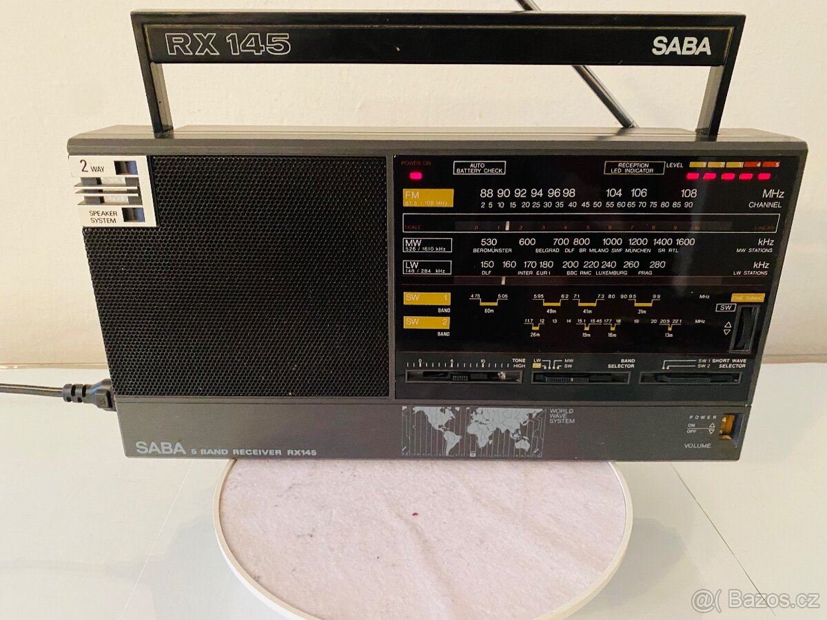 Rádio Saba RX 145, rok 1992 - 12