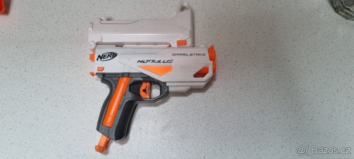 Nerf MODULUS 3V1 - elektrokulomet+brokovnice+vzduch nástavec - 12