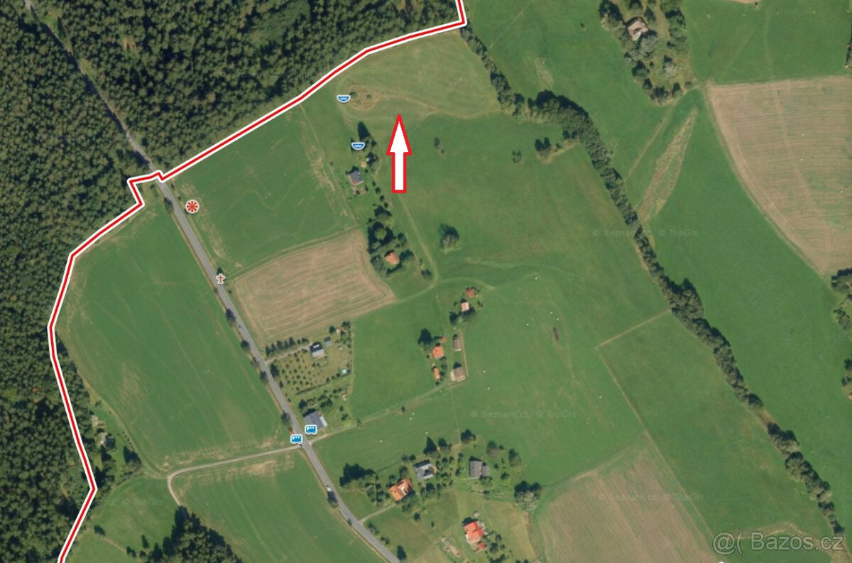 Prodej pozemku 5776 m2 v Borové u Poličky, okr. Svitavy - 12