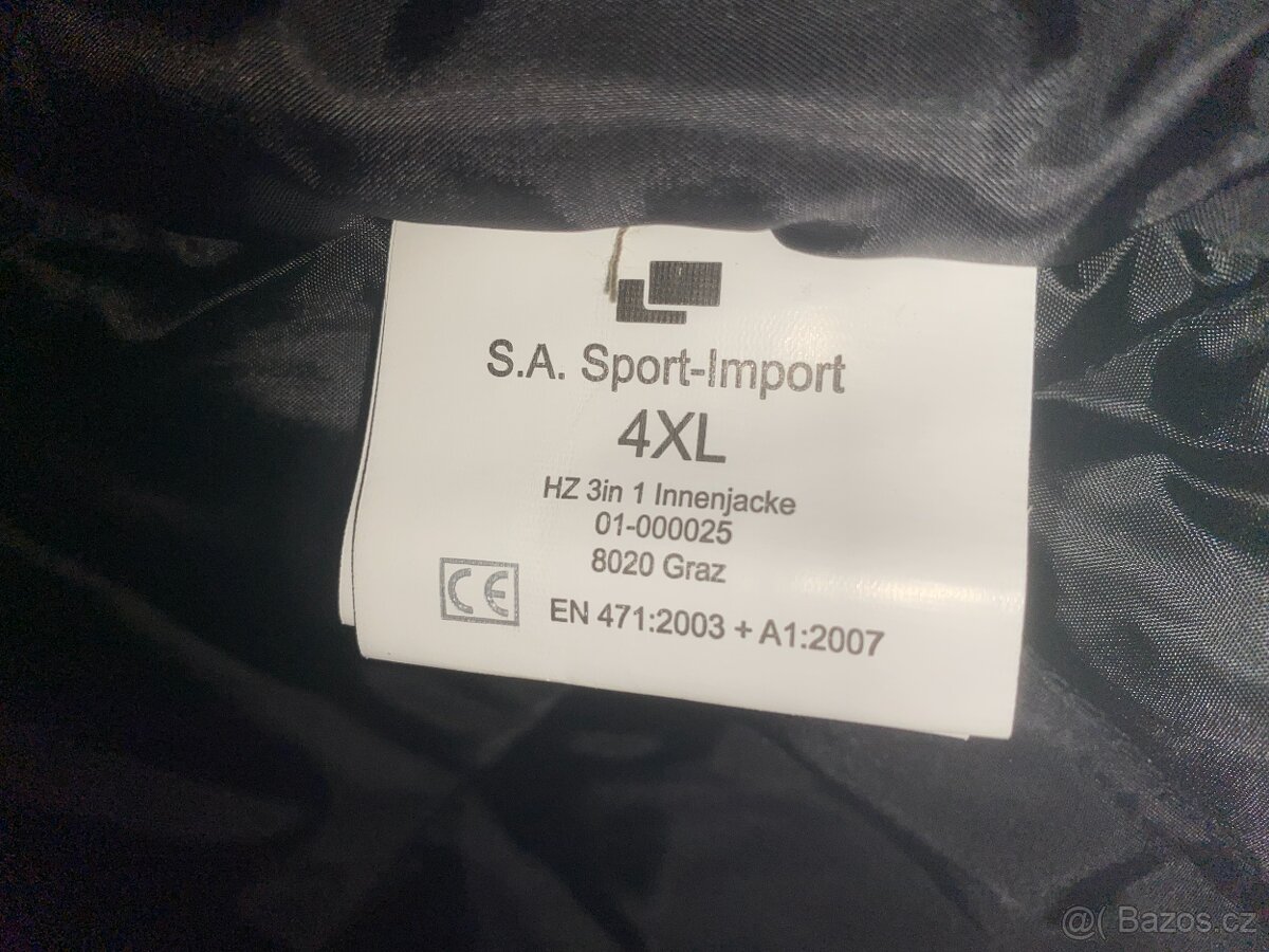 Nová zimní reflexní bunda 3v1 4XL - 12