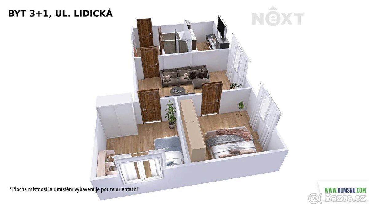 Pronájem byt 3+1, 68㎡ - 12