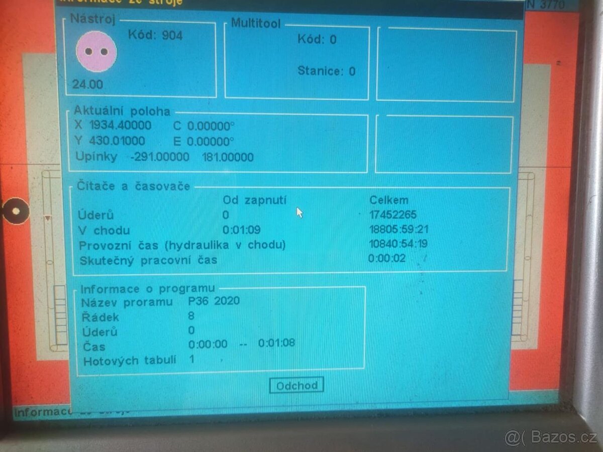 Vysekávací lis EUROMAC ZX 1250 - 12