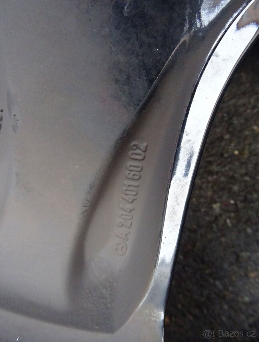 Alu disky origo Mercedes C, 17", 5x112, dvourozměr, letní - 12