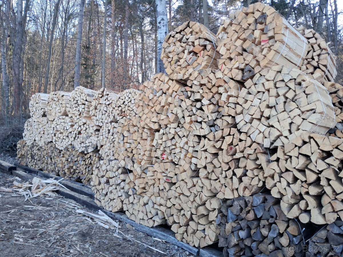 Palivové dřevo smrk suchý, buk- suchý , bříza - 12