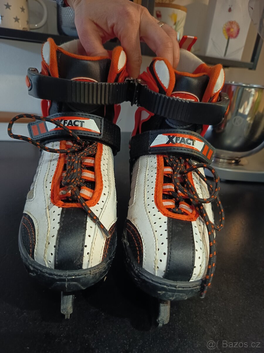 Dětské posuvné brusle na led velikost 31-34 - 12