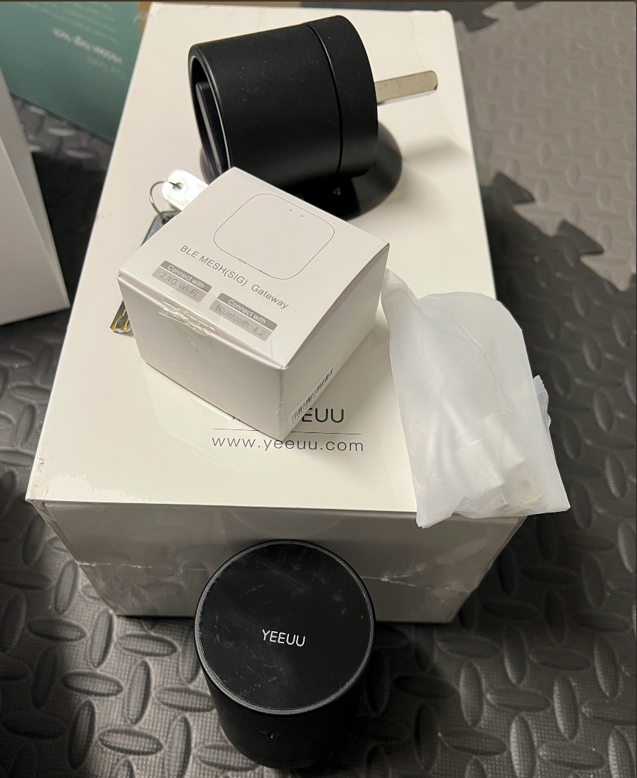 2 nové chytré zámky Yeeuu S1 Smart Lock S170+BLE Mesh Gatewa - 12