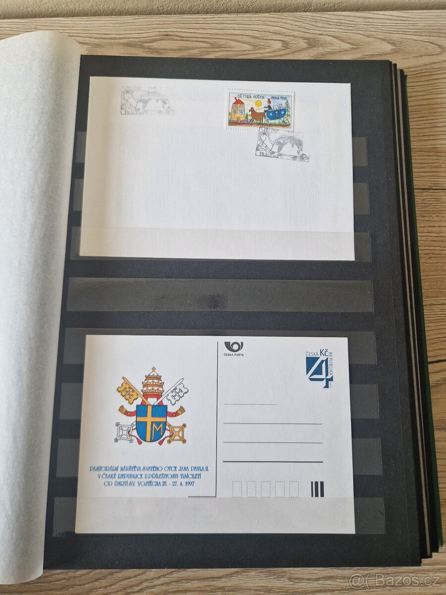 Poštovní známky ČR - aršíky v albu. - 12