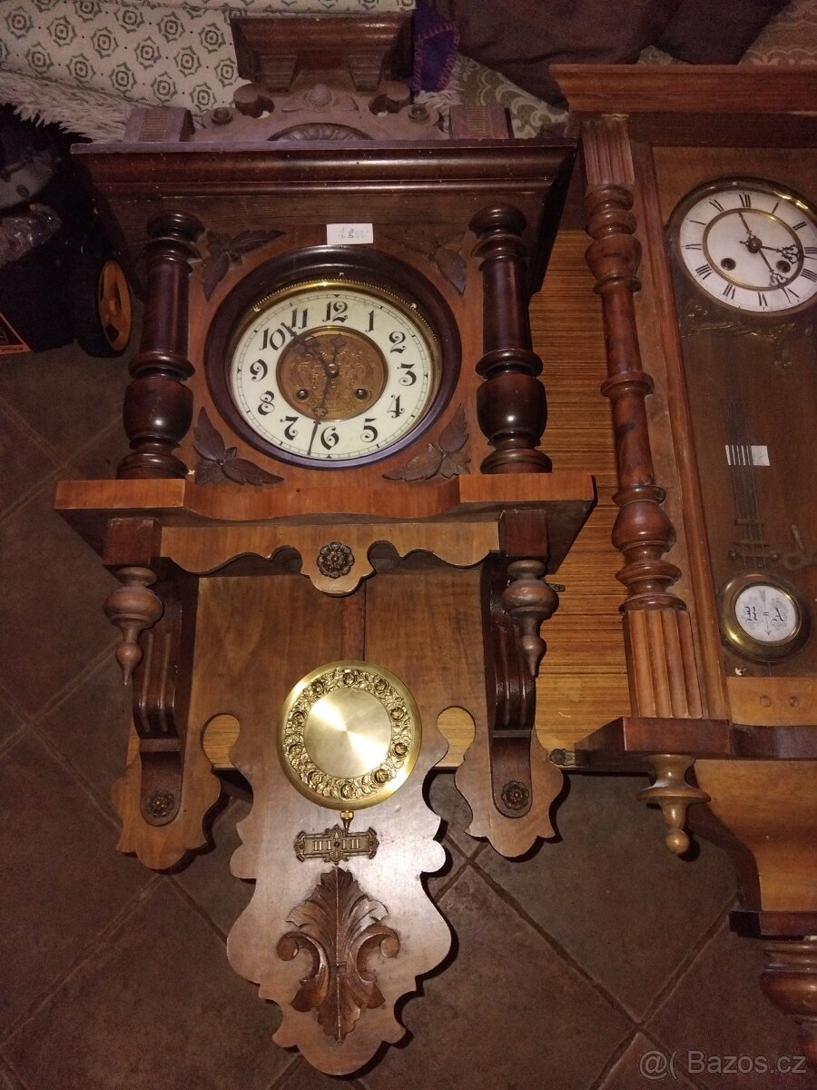 Starožitné hodiny 4 kusy. - 12